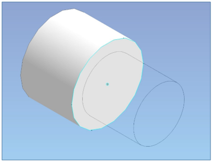 iCAD-SX「立体配置」による軸部品の設計「集合演算くっつける」