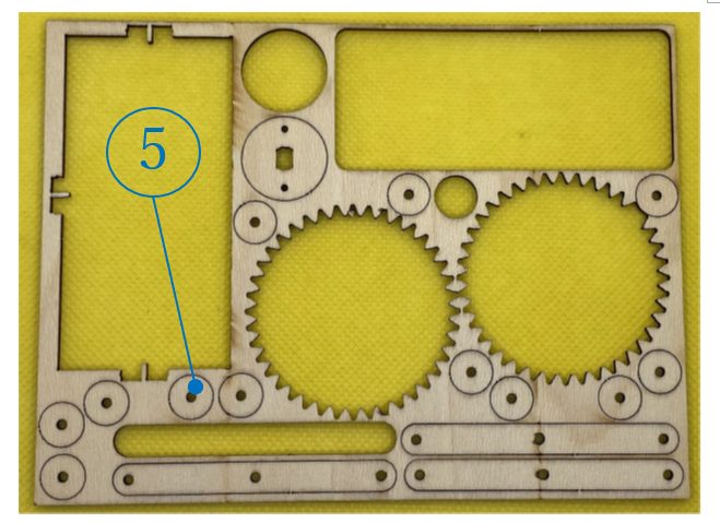 図1-5木製スライドゲート機構のスペーサーの設計意図