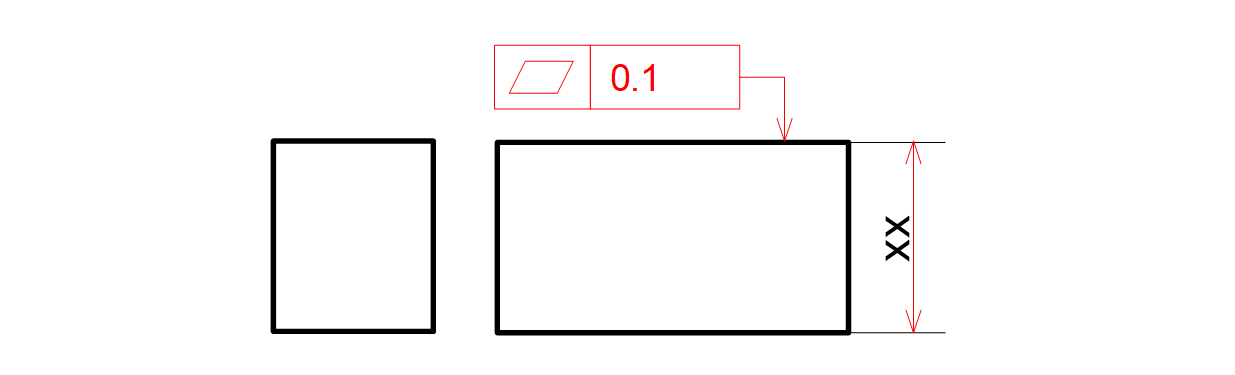 図6-6 表面に指示した例