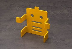 メビーの部品加工事例_板金加工のクリーン洗浄_精密洗浄|SPCC(粉体塗装)