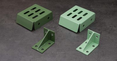 【板金部品・板金溶接】カラフルで人気の溶剤塗装色を追加！人気の緑系2色が新たにラインアップ_TOP