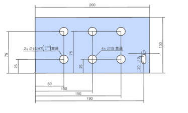 寸法の一括追加