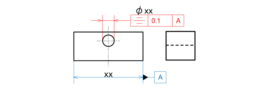 図16-11　対称度を指示した例